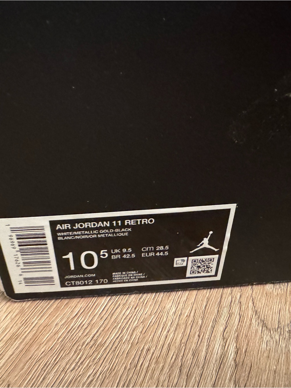 Nike Air Jordan 12 Retro "Black Taxi” 2022 Sneakers - Picture 2 of 9